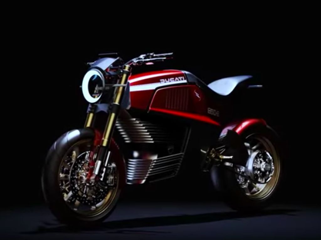 Ducati 860-E, Motor Listrik Konsep Hasil Kawin Silang Masa Lalu dan Masa Depan