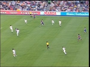 Video: Lihat Lagi Gol Pertama Messi buat Barcelona