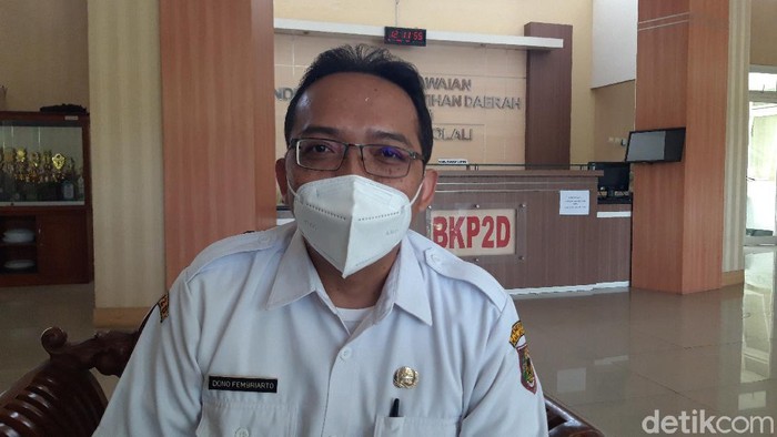 Kabid Penataan dan Pengembangan Karir, Badan Kepegawaian, Pendidikan, dan Pelantikan Daerah (BKP2D) Boyolali, Dono Fembriarto. Kabid Penataan dan Pengembangan Karir, Badan Kepegawaian, Pendidikan, dan Pelantikan Daerah (BKP2D) Boyolali, Dono Fembriarto.