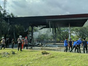 Korban Kritis-Tewas Ledakan SPBU di Pangkep Keluarga Anggota TNI Isi Bensin