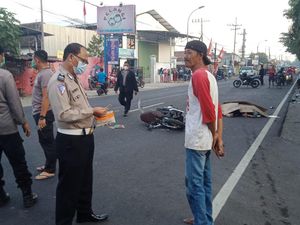 Pulang ke Rumah Ibu, Pemuda Ini Tewas Tertabrak Truk di Jombang