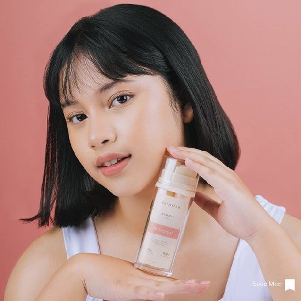 Kemasan praktis serum Skinmee