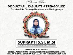 Kadispendukcapil Trenggalek Meninggal Usai Berjuang 2 Pekan Lawan COVID-19