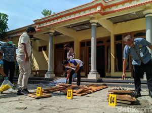 Kondisi Rumah yang Kena Ledakan Petasan Balon Udara di Ponorogo