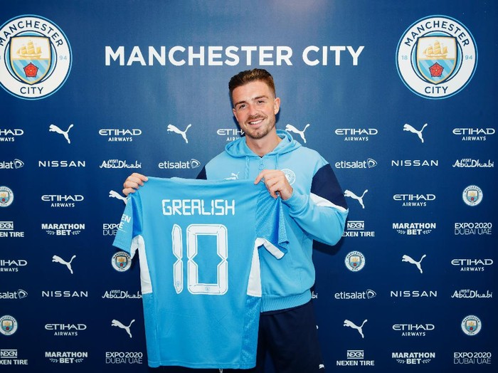 Jack Grealish bergabung dengan Man City