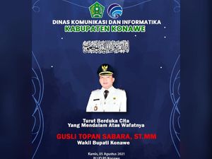 Wakil Bupati Konawe Gusli Topan Sabara Meninggal Dunia Wakil Bupati Konawe Gusli Topan Sabara Meninggal Dunia