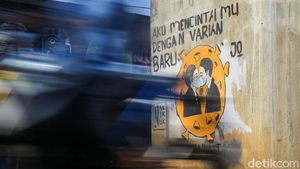 Waspada Varian Baru Corona lewat Seni Mural
