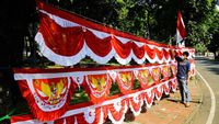 Geliat Penjualan Bendera Jelang HUT RI
