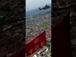 Heboh Helikopter Disebut Kibarkan Bendera China, Ini Penjelasan TNI AU