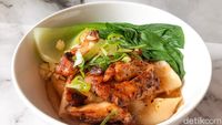 Asam Pedas Mie Biang-biang Topping Ayam Panggang Bumbu Mala