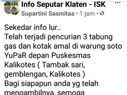 Warga Klaten Ini Sediakan Beras Sekarung Buat Maling yang Bobol Warungnya