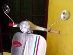 Lucu dan Unik, Ini Vespa Segway Antik Buatan Bandung