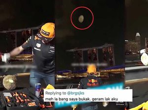 Viral Bule Hancurkan dan Buang-buang Durian, Netizen Geram!