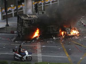 Demo Minta Vaksin Sinovac Diganti Pecah di Thailand