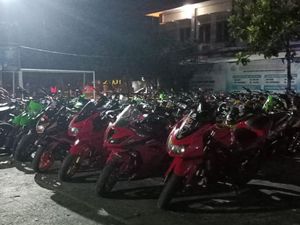 Balap Liar di Klaten, 101 Motor Diangkut Polisi