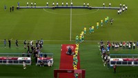 Namun Malcom menjadi pahlawan Brasil dengan golnya di babak tambahan. AP/Kiichiro Sato  