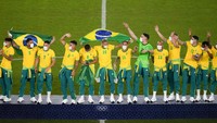 Sebelumnya pada tahun 2016, Tim Samba juga menyabet emas. AP/Kiichiro Sato  