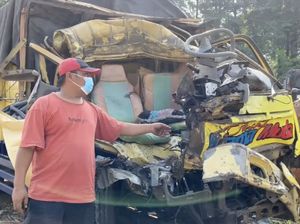 Truk di Cipularang Ringsek Parah Usai Tabrak Truk, 1 Orang Tewas!