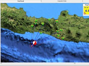 Gempa M 4,8 di Cilacap! Guncangan Terasa di Pangandaran hingga Pacitan
