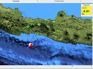 Gempa M 4,8 di Cilacap, Warga Pangandaran Berhamburan Keluar Rumah Gempa M 4,8 di Cilacap, Warga Pangandaran Berhamburan Keluar Rumah