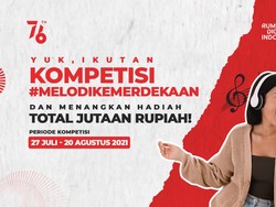 Yuk Ikut #MelodiKemerdekaan, Nyanyi Lagu Daerah Berhadiah Jutaan Rupiah