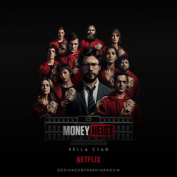 Money Heist / foto : pinterest.com/behance Money Heist / foto : pinterest.com/behance