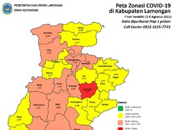 Kasus COVID-19 di Lamongan Turun Selama PPKM, BOR Tersisa 26%