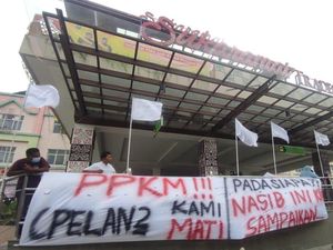Pedagang di Pekanbaru Protes PPKM Diperpanjang: Pelan-pelan Kami Mati