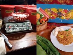 Agar Rasanya Sama, Penjual Nasgor Ini Timbang Nasi dan Bumbunya