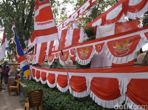 Cerita Penjual Bendera Merah Putih di Medan, Omzet Anjlok Gegara Pandemi
