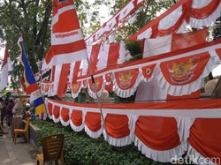 Cerita Penjual Bendera Merah Putih di Medan, Omzet Anjlok Gegara Pandemi