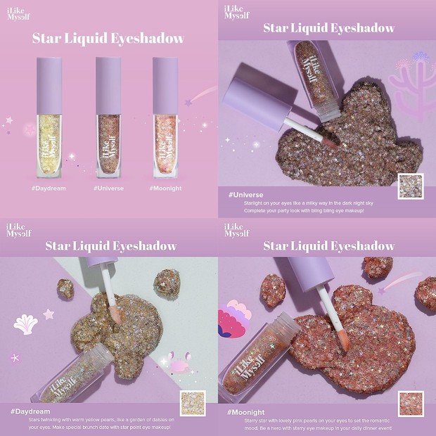 Shade Star Liquid Eyeshadow (instagram.com/ilikemyself_id)