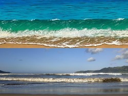 Pantai di Pacitan Terkenal Indah Seperti Lukisan Karya SBY