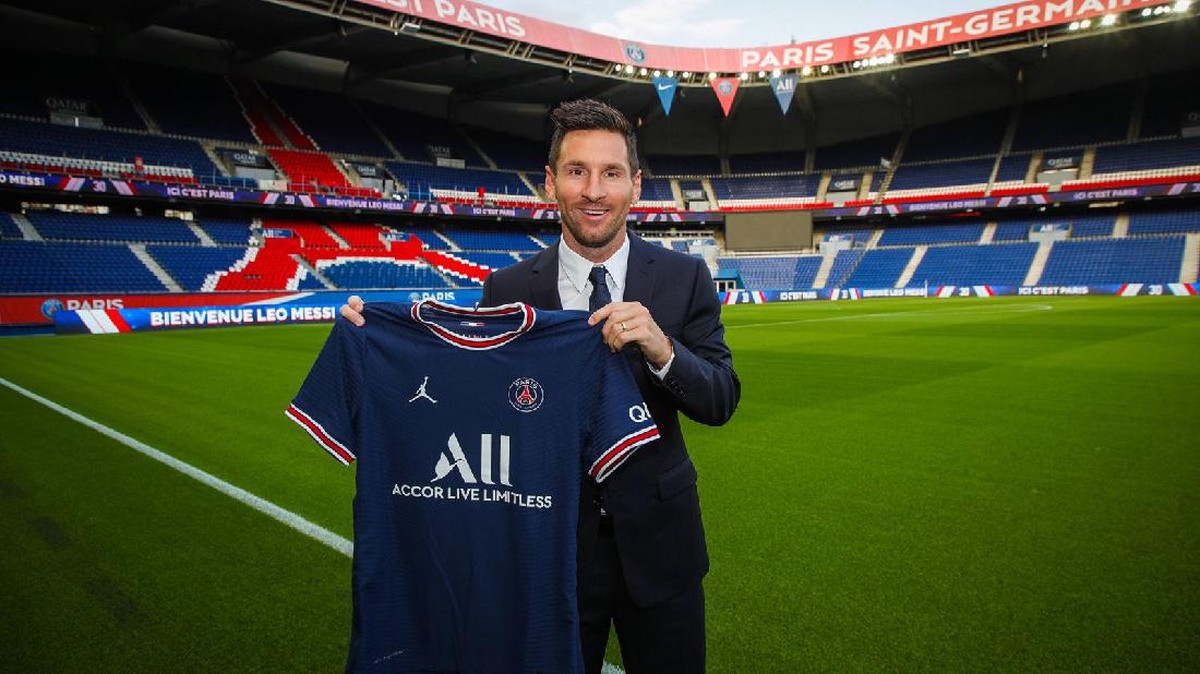 Lionel Messi resmi gabung Paris Saint-Germain. (Foto: dok. Paris Saint-Germain)