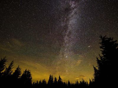 Penampakan Hujan Meteor Perseid di Virginia yang Memanjakan Mata