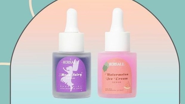 Rangkaian serum dari brand lokal terbaru, Hersall | Foto : instagram/hersall.id