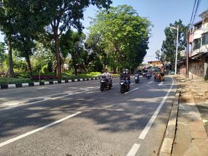 Penyekatan Ditiadakan, Jalan Lenteng Agung Ramai Lancar
