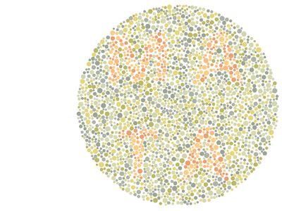 Tes Buta Warna, Tebak Kata Tersembunyi di Gambar Ini!