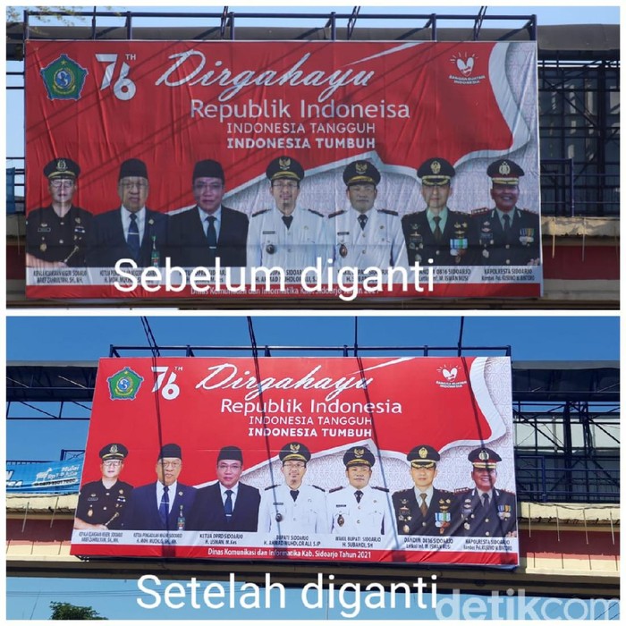 Banner Salah Cetak Diganti, Ini Pentingnya Cek Final