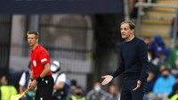 Kesuksesan Chelsea itu menegaskan dominasi pelatih Jerman di ajang ini. Piala Super Eropa jadi trofi kedua yang dipersembahkan Thomas Tuchel untuk Chelsea setelah Liga Champions. AP Photo/Peter Morrison.