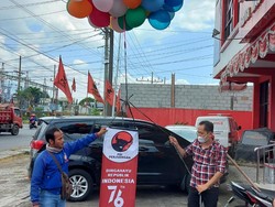 Cerita Batalnya Pelepasan Balon-balon Berhadiah PDIP Jateng Sambut HUT RI