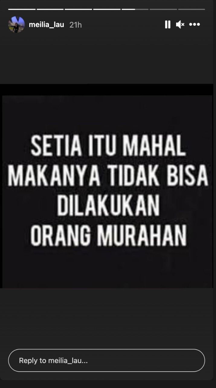 Unggahan ibu Felicia Tissue.