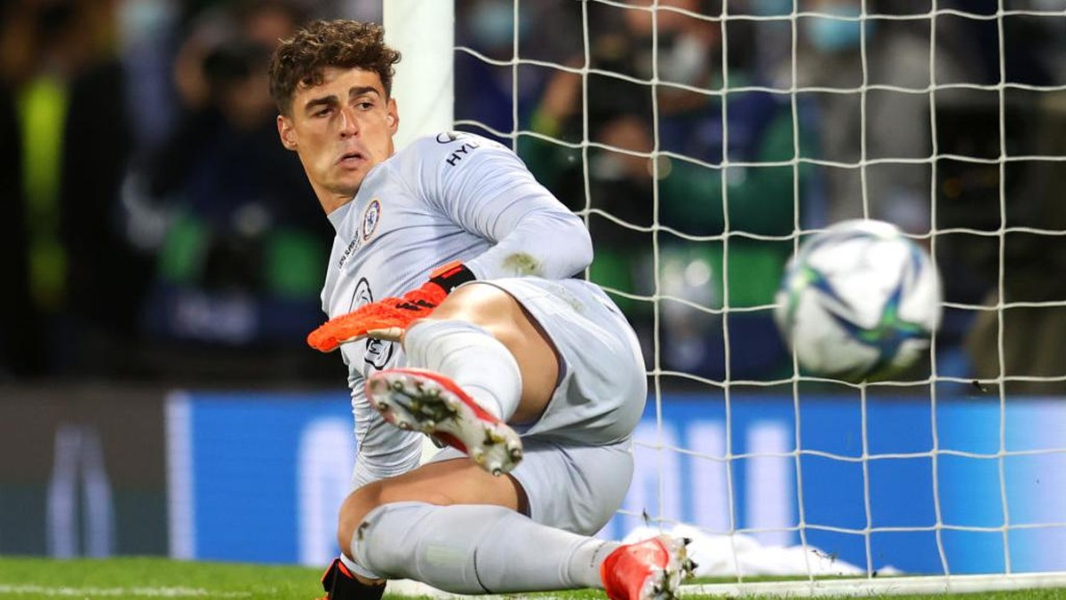 Kiper Chelsea, Kepa Arrizabalaga. (Foto: Catherine Ivill/Getty Images)