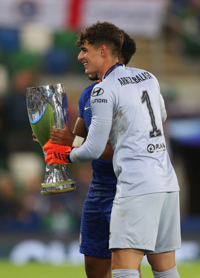 Kepa Arrizabalaga tampil sip untuk Chelsea di Piala Super Eropa cuma pada saat adu penalti. Kepa lantas menjadi pahlawan The Blues.