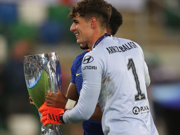 Kepa Arrizabalaga tampil sip untuk Chelsea di Piala Super Eropa cuma pada saat adu penalti. Kepa lantas menjadi pahlawan The Blues.