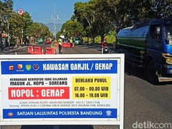 Hari Pertama Ganjil Genap di Bandung, Polisi: Masih Lihat yang Tak Patuh