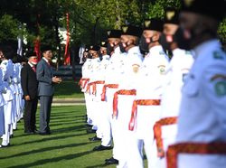Ikuti Paskibra Sejak SD, Dua Siswa Sumut Kini Kibarkan Bendera di Istana