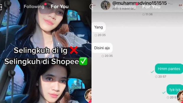 Viral perselingkuhan di shopee