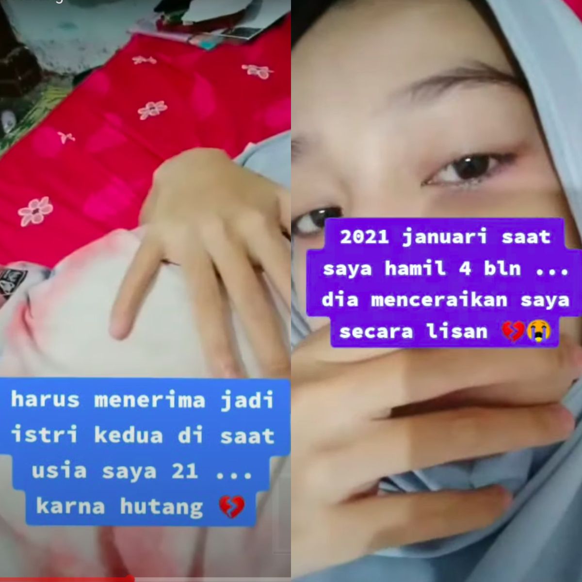 Viral wanita 21 tahun rela jadi istri kedua demi lunasi utang