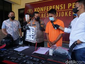 Komplotan Curanmor di Mojokerto Diringkus, Korban Senang Motor Kembali
